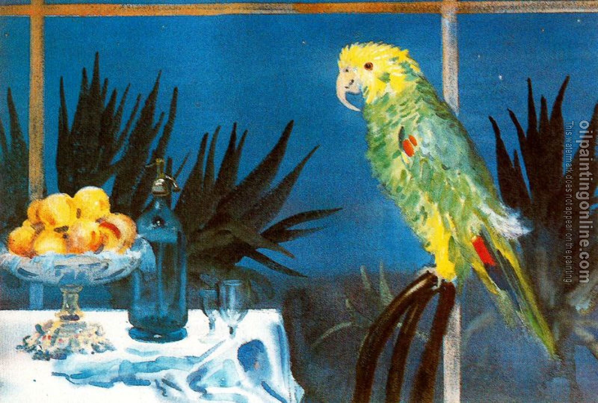 Jorge Apperley - Still Life with Parrot